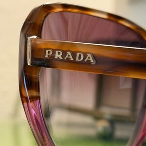 Prada Women's Sunglasses in Brown & Purple